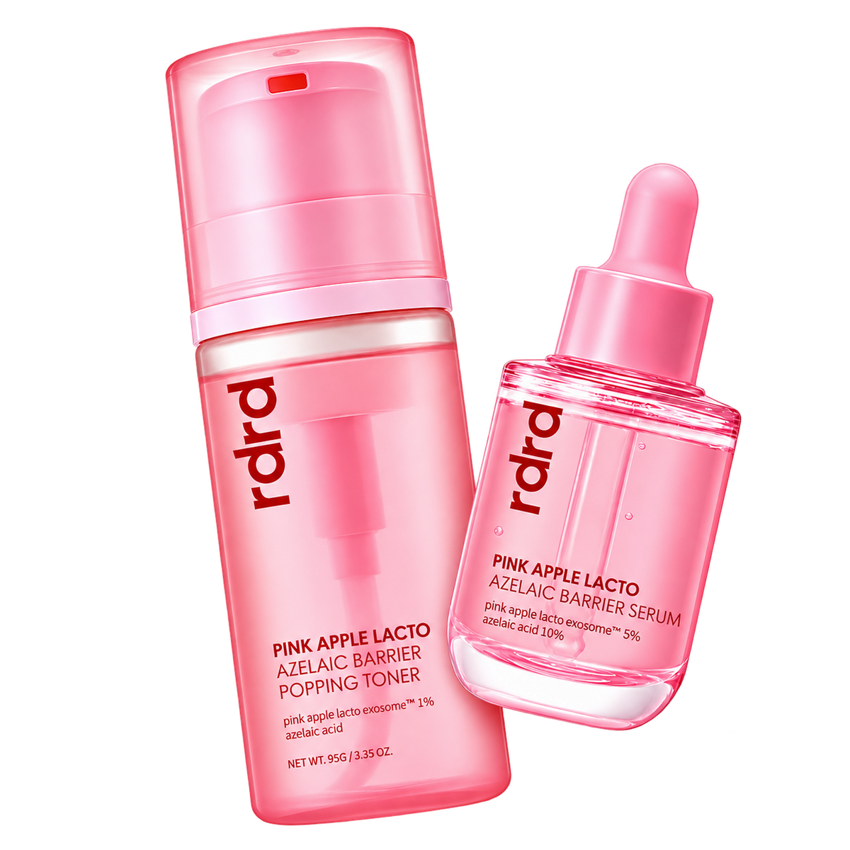 rdrd PINK Apple Lacto Azelaic Barrier Toner & Serum Duo