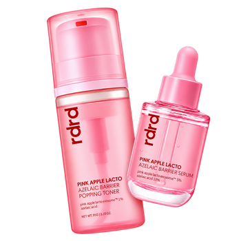 rdrd PINK Apple Lacto Azelaic Barrier Toner & Serum Duo